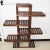 Import Assemble Floor type Retro Anticorrosive wood Can be exposed to the sun Flower pot rack from China