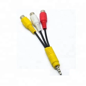 AUDIO VIDEO RCA CABLE 3RCA TO 3RCA CABLE