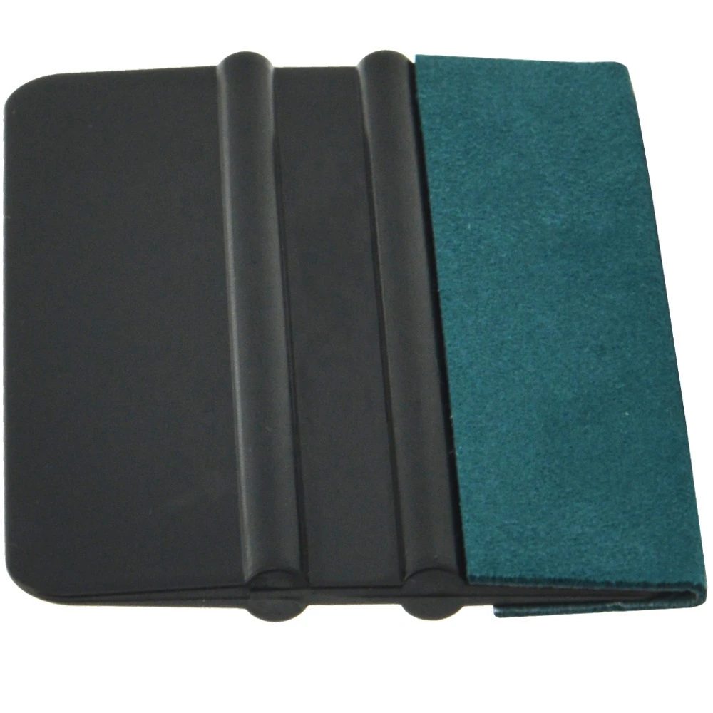Auto Car Styling Sticker Accessory Tools for Vinyl Wrapping 4 inch Squeegee with Suede Felt