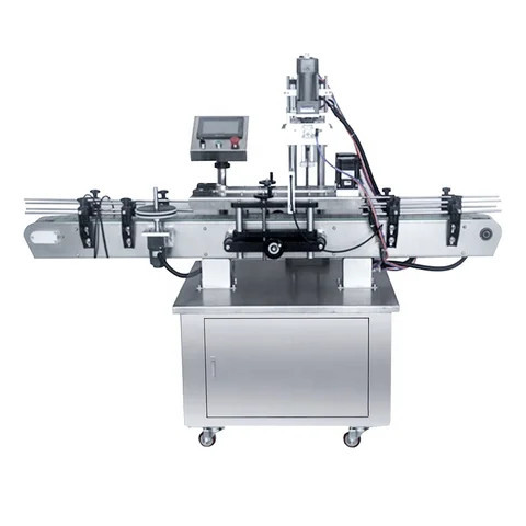 Buy Automatic Capping Machine Plastic Bottle 4 Wheels Capping Machine ...