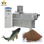 Automatic fish food making machine, floating fish feed extruder,fish food processing line