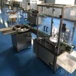 Automatic Small Enema Potion Filling Production Line Laxative Filling Capping And Labeling Machine