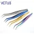 Import B Personalized Eyebrow Tweezers Stainless Pointed Tip Satin Finish Eyelash Extension Tweezers Manicure Beauty Implements from China