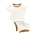 Import baby clothes baby girls boys ribbed cotton shirt and underwear 2pcs sets toddle clothes ribbed girls boys sets from China