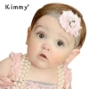 Baby Forwell Bow Hairpin Tiara Bride Pink Silk Yarn Pearl Bow Hair Clip-Buy Wedding Hair Accessories