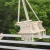 Import Baby Swing Hanging Chair, Handmade Macrame Cotton Swing Seat from China