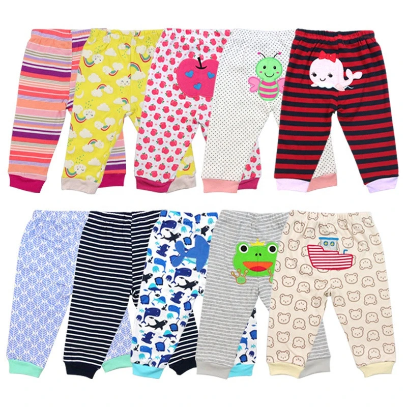 baby trousers animal design  %cotton embroidered baby PP pants for newborn