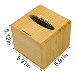 Bamboo Toilet Paper Roll Holder