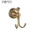 Import Bathroom Accessories, Robe Hook, Solid Brass, Antique Bronze Color from China