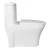 Import bathroom ceramic floor mounted Siphon Jet Flushing bidet conjoined toilet bowl seat from China