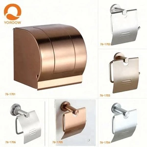 Bathroom fittings in wall good quality easy installation durable aluminum toilet paper holder