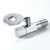 Import Bathroom Kitchen high quality 1/2 inch Chrome Plated Brass square Angle Valve from China