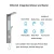 Import Bathroom Shower Gift Sets Instant Water Heater Wall Mounted Shower Column Multi-functions SPA from TOP, BACK, Flexible handbar from China
