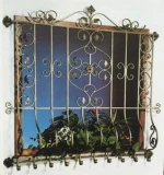 beautiful wrought iron window grill design
