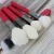 Import BEILI  FBS28 USA FREE SHIPPING Premium Red 28Pcs Cosmetic Tool Professional Wood Handle Best  Makeup Blending Brushes Set from China