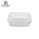 Bento Box Containers Glass Food Storage Containers with Lids - With a knife and fork
