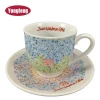 Best choice western style cheap tea cups and saucers with new design