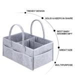 Best Quality Collapsible Foldable Travel Mummy Hanging Basket Baby Diaper Storage Caddy Nursery Organizer Baby Bag
