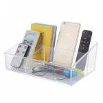 best sellers clear pencil  storage top acrylic plastic desk organizer for home office