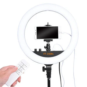 Best Selling Live Streaming Makeup 14 inch LED photographic lighting Ring Light with Stand Remote