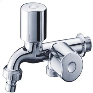 bibcock abs chromed basin faucets/plastic tap for kitchen /bathroom