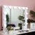 Import Big size hollywood style dresser makeup desktop vanity mirror with dimming led lights from China