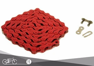 Bike parts colorful fixed gear bicycle chain