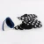 Import Black white staggered stripes customized color LOGO mittens ladies knitted warm gloves from China