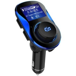Bluetooth Stereo Music Car Kit 3.1A Quick Dual USB Car Charger FM Transmitter With LCD Screen Support Handfree Call