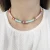 Import Bohemian Light Pink and Light Blue Heishi Beads Necklace from China