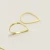 Import brass ring 16x11mm brass material silver carve tear drop circle ring jewellery findings and components from China