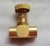 Brass straight instrument female needle valve
