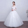 Bridal Ball Gown Lace Pattern Wedding Dress