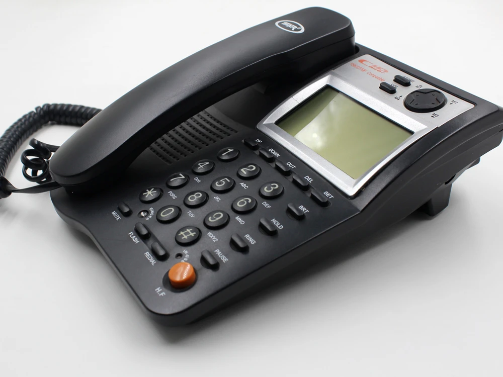 Caller ID fixed phone hands-free telephone with big LCD display