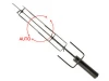 Camping Equipment Portable Barbecue Grill Stainless Steel Kebab Rotisserie