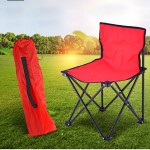 Camping Foldable Chair Blue Fishing Chair, Folded Lightweight Portable Picnic Chair Outdoor Tableware Tools