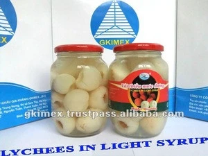 Canned Lychees in light syrup