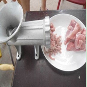 cast rion Manual meat mincer, handle operating Meat Mixer Grinder