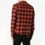 Import Casual mens full sleeve red plaid shirt custom distressed raw-edge checked cotton flannel fitness ripped shirts for man from China