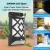 Import CE, RoHs Certificates Outdoor Solar Wall Light with Flicker Flame Made in China from China