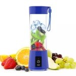 CE ROHS Certified Cordless Mini Blender,400ML USB Rechargeable Portable Juicer Blue Color
