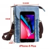 Cell Phone Sling Bag Mini Messenger Bag Messenger Canvas Bag