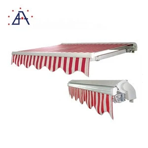 Certified customized size factory whosale anodized aluminum awning