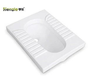 Chaozhou sanitary ware factory high quality without trapway washdown back outlet toilet squatting  pan