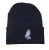 Import Cheap Acrylic Yarn Winter Knitted Cap Custom Embroidery Beanie from China