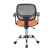 Import Cheap computer with wheels Swivel Mid Back Metal Mesh Chair with Arms - Ergonomic Computer/Office Chair from China