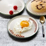 Cheap Hand Painted Cute Dinner Plates Ceramic Set turkey porcelain plate