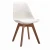 Import cheap restaurant furniture armless foam comfortable design chair industry high quality PP plastic modern tulip dining chair from China