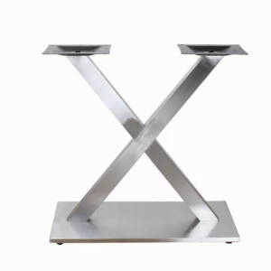 cheaper X shape stainless steel  metal furniture leg industrial  restaurant table legs coffee shop  furniture accessories