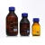 Import Chemical Glassware Clear Borosilicate Glass Reagent Bottle with Blue Screw Cap from China